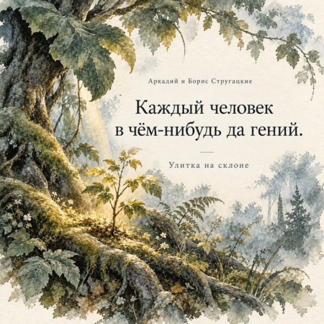 Цитаты Стругацких в акварели
