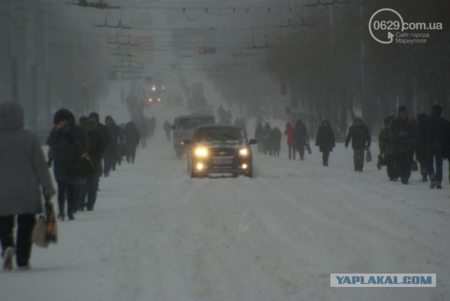 Зима в Мариуполе