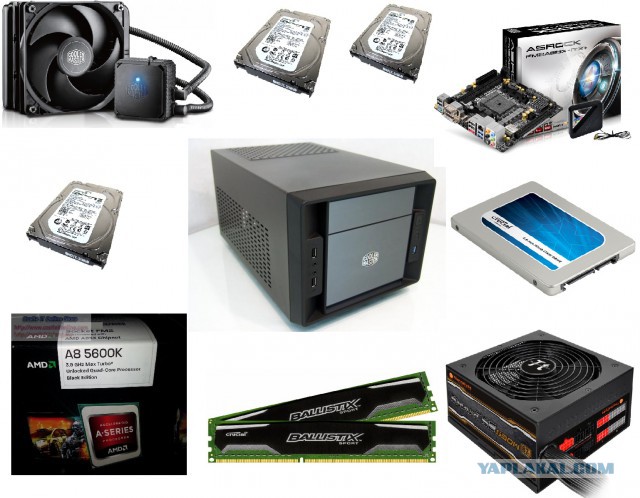 Проект «coreROG»: СЖО в mini-ITX корпусе