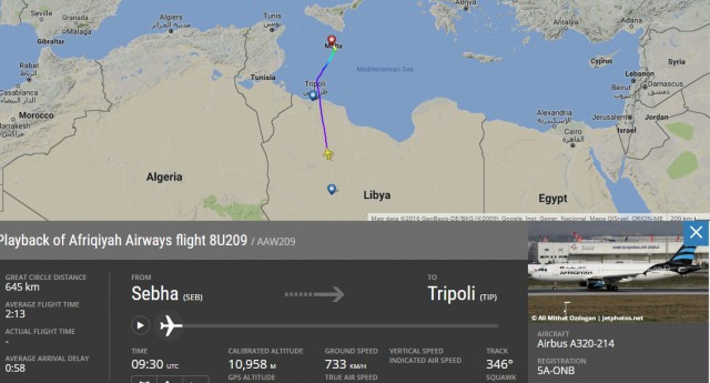 Самолет A320 ливийской авиакомпании Afriqiyah Airways захвачен угонщиками
