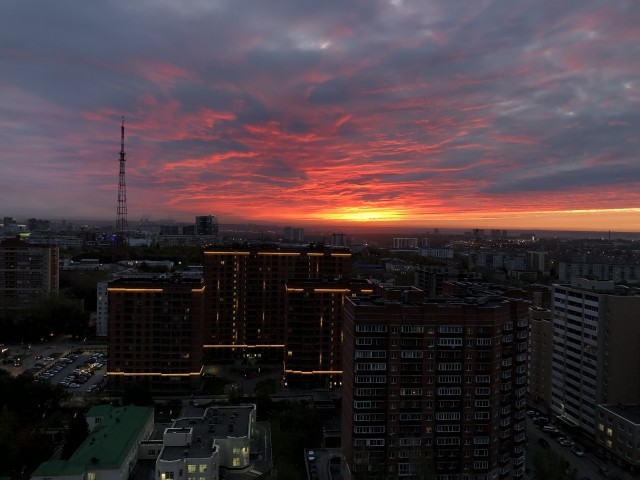 Рассвет. Москва