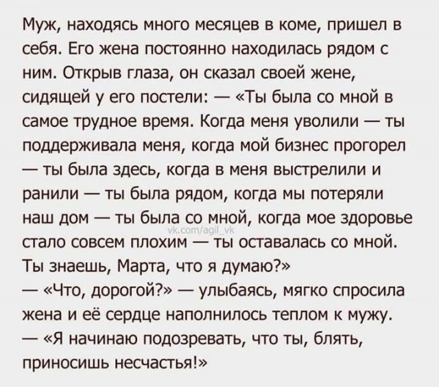 Берегите своих мужей и иже с ним