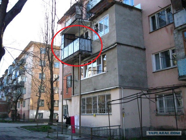 3-х комнатный балкон