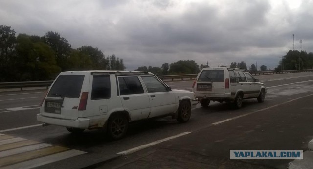 Дальнобой не пускает обочечников