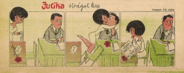 Юцика (Jucika) – ретро-комиксы о неунывающей девушке, к которой ревновала своего мужа жена художника