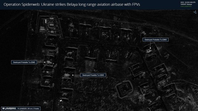 Первые спутниковые снимки авиабазы «Белая»