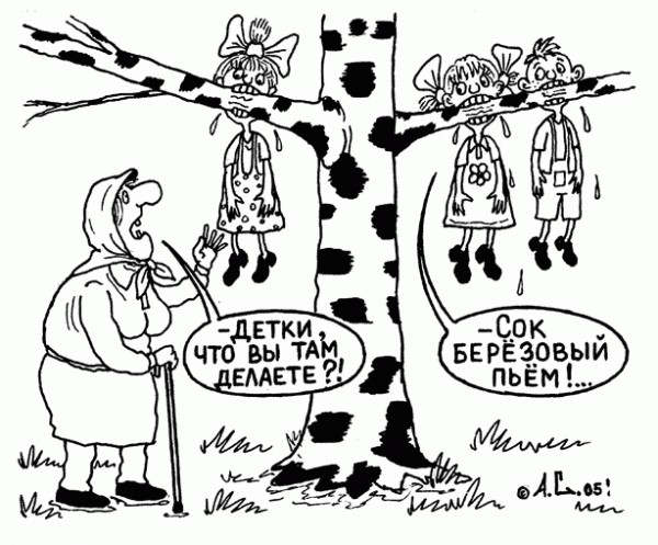 Берёзовый сок.