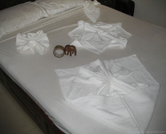 Как горничные в Гоа заправляют кровати