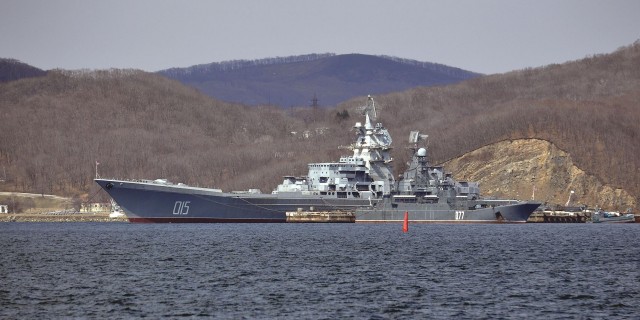 ТАРКР пр. 1144 "Адмирал Лазарев" в процессе утилизации