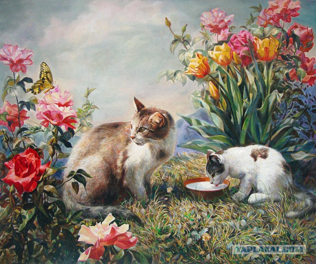 Пришел за утренним молочком