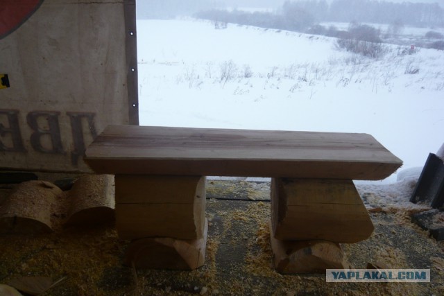 Изготовление садовой мебели из кедра