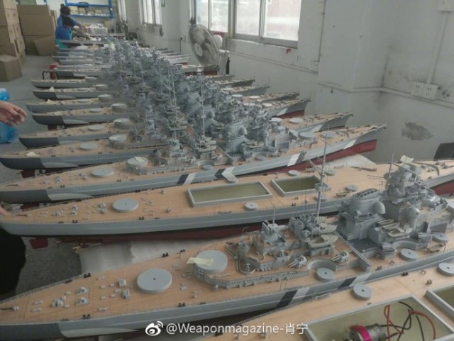 На предприятии «Graupner» по производству радиоуправляемых моделей кораблей в Китае