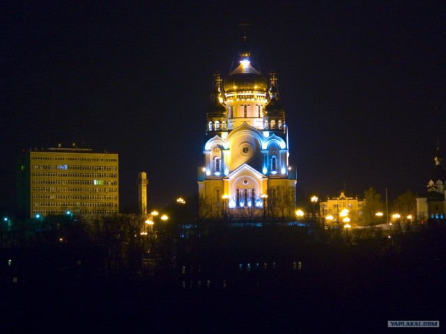 Россия ночью