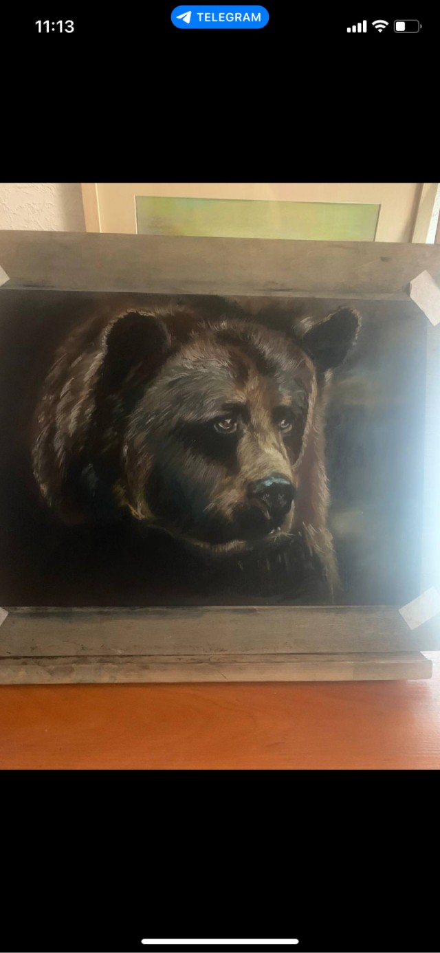 Животные (пастель)