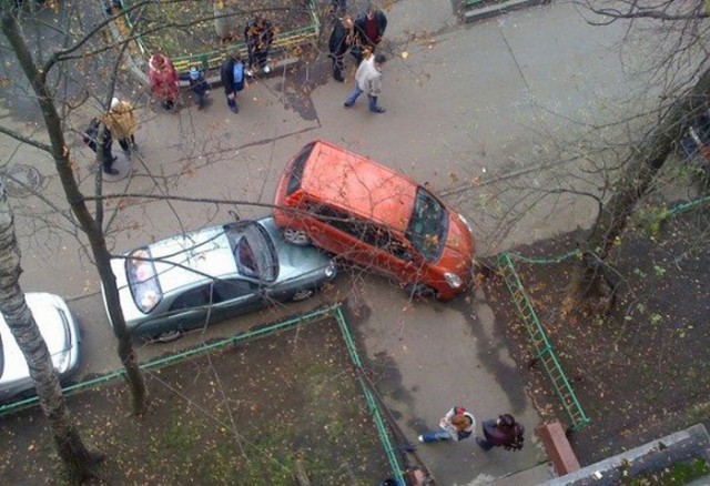 Милый, я припарковалась