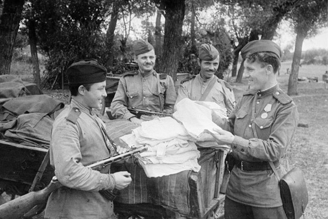 Быт солдат Красной Армии
