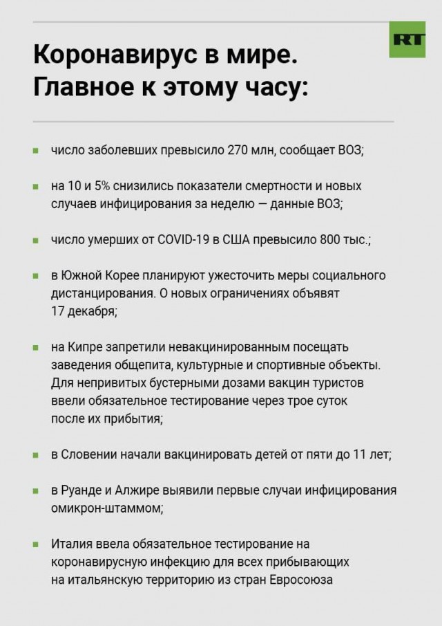 Пандемия. Коронавирус. Россия и мир. Последняя информация. Часть 27