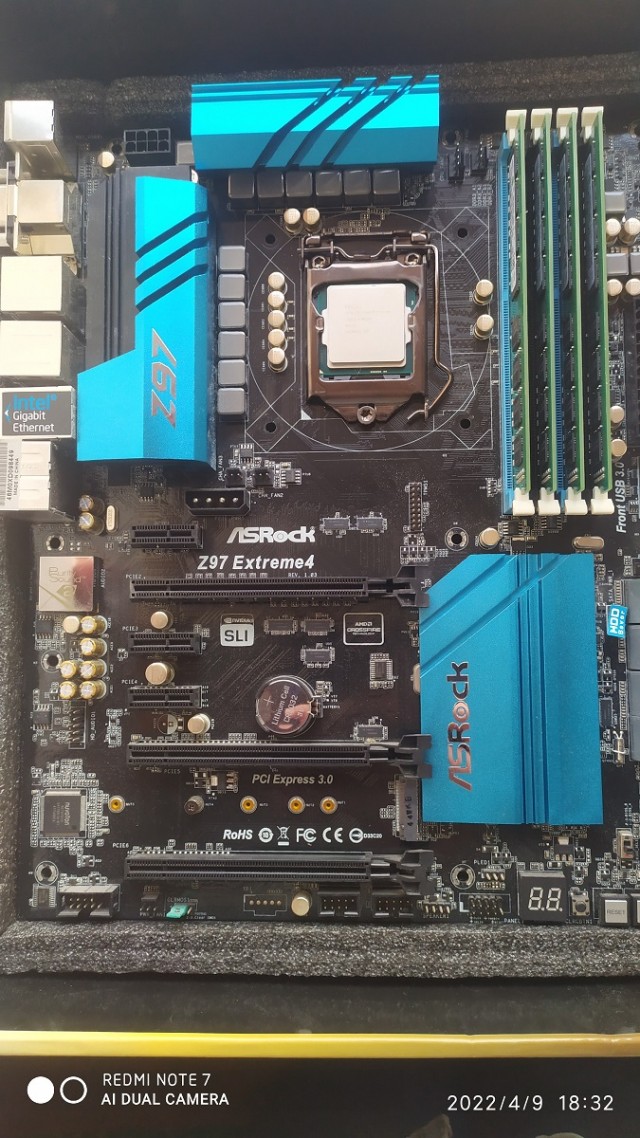 i7-4790K+ASRock Z97 Extreme4+память Samsung 32Gb