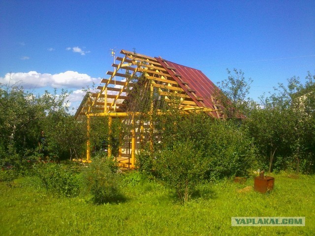Беседка, или полдома своими руками.