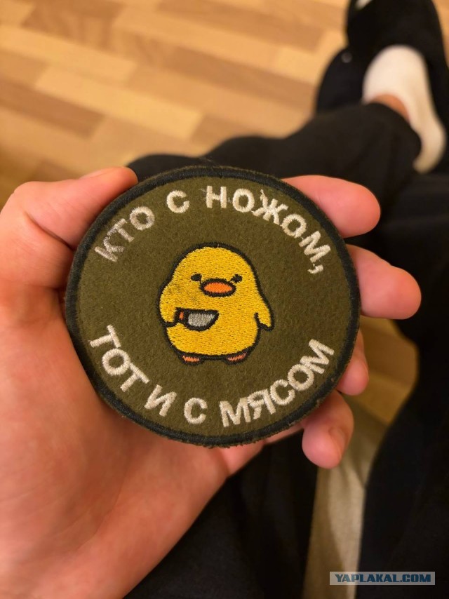 Хвастаюсь, у меня новый шеврон.