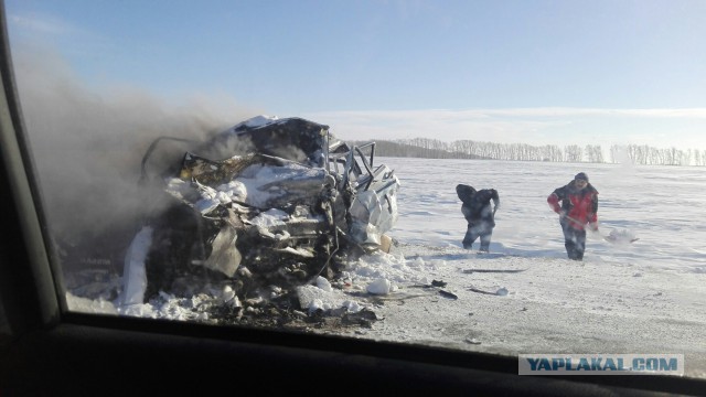 Жуткое ДТП, двое сгорели заживо