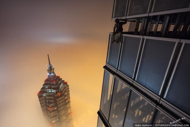 Shanghai Tower (650 meters).