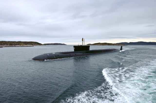 Возвращение АПЛ Юрий Долгорукий из дальнего похода