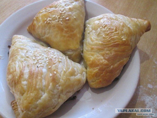 Узбекская кухня. Самса слоеная