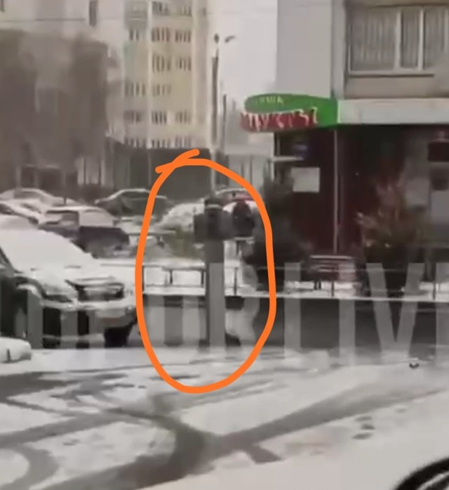 Это пешеходный переход возле конного рынка в Харькове