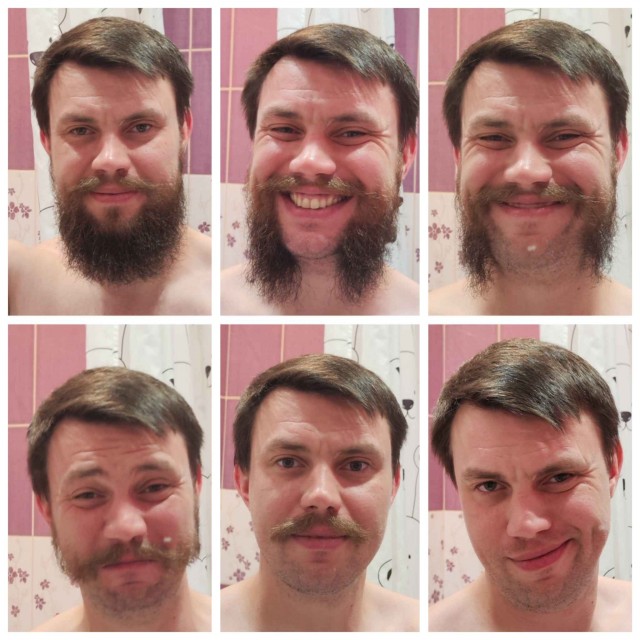 «Решил я как-то сбрить бороду. Что из этого получилось? Вот»