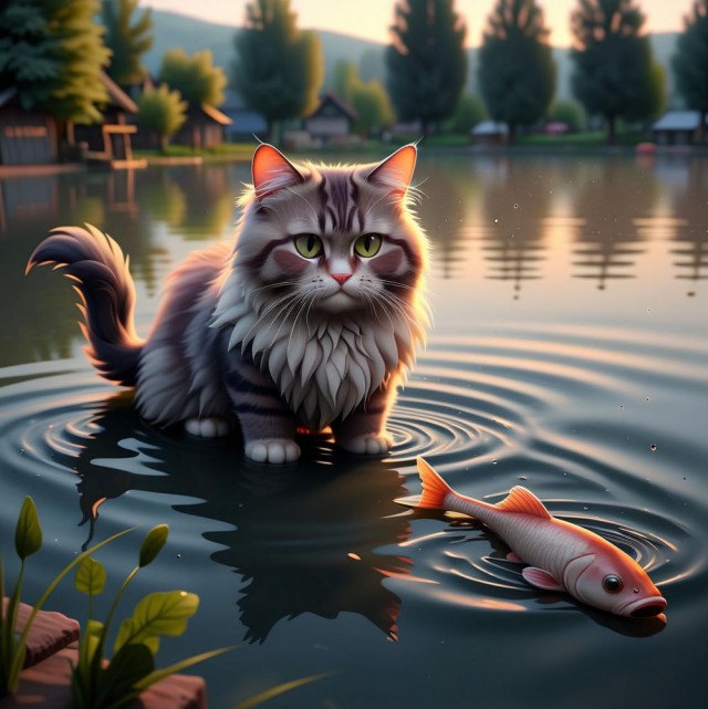 Удивительные приключения котиков в нейросети. К котовторнику