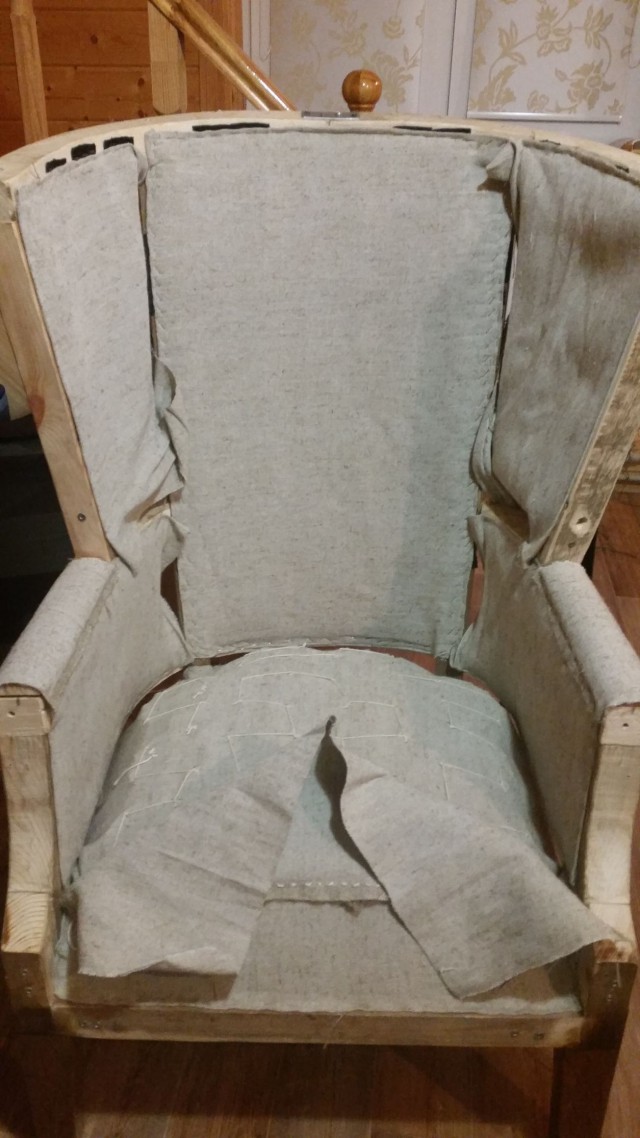 Кресло в английском стиле - "ушастое"
