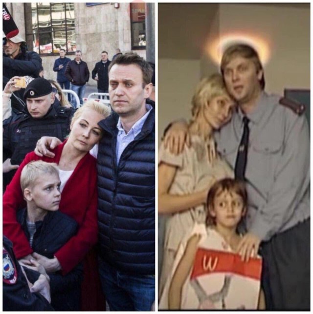 Навального задержали сразу после освобождения из-под ареста
