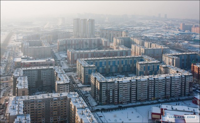 Виртуальное путешествие в Красноярск: Вид с высоты