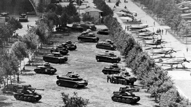 Парк Горького во время Великой Отечественной войны