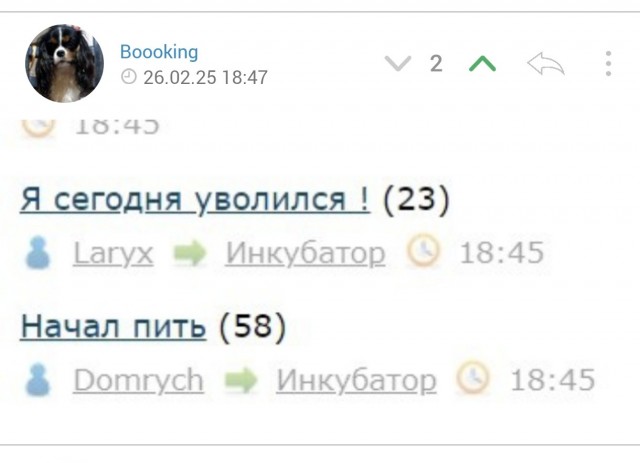 Я сегодня уволился!