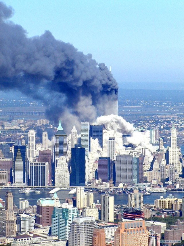 Взгляд с небес.Уникальные фото теракта 11 сентября