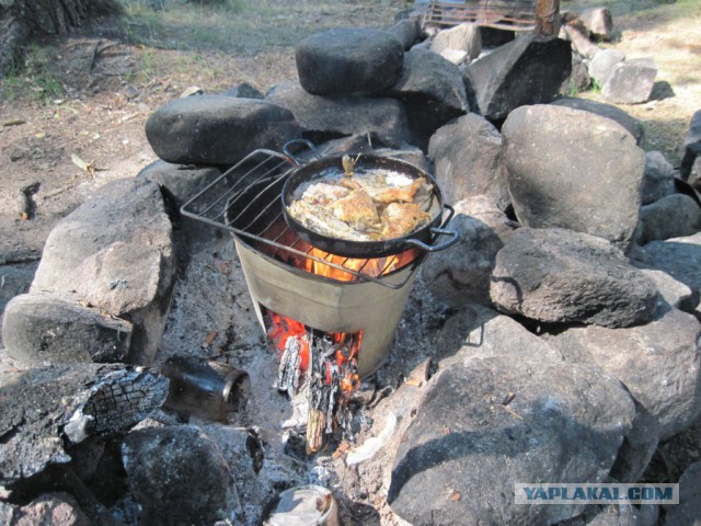 Походная сковородка со вкусом дыма