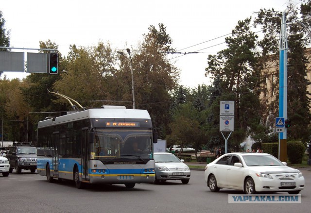 Крымские троллейбусы на самом длинном