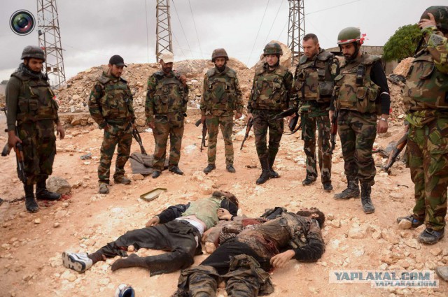 Сдача боевиков в Сирии