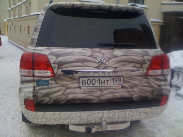 Аэрография автомобиля