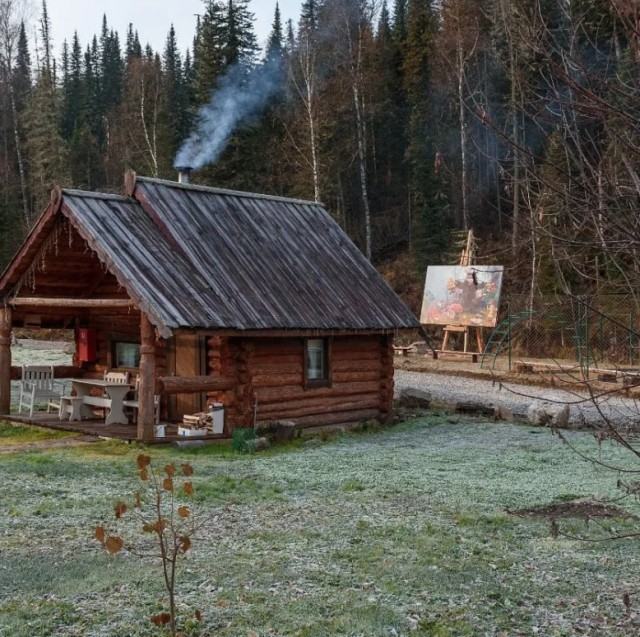 Дома на опушке леса