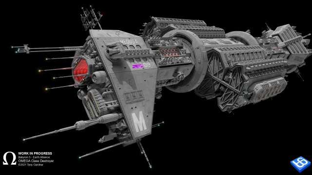 Warlock Class Destroyer из Babylon5