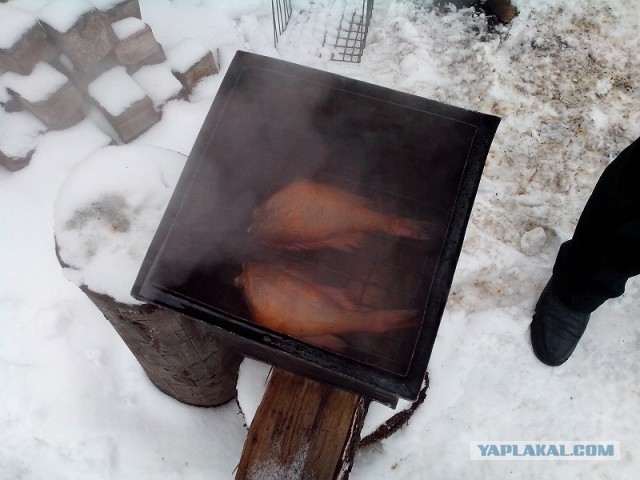 Копчение продуктов в городской квартире.