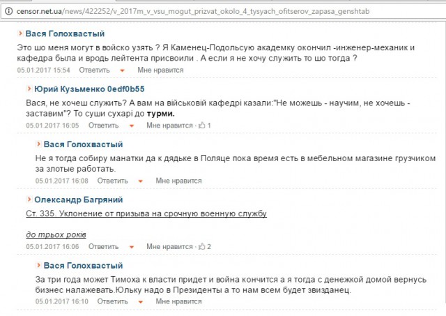 Новая мобилизация в Украине