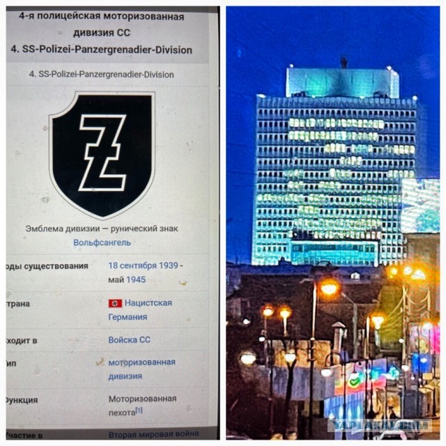 Знак Z на полицейских машинах