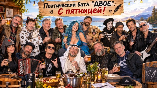 Двое, поэтический батл