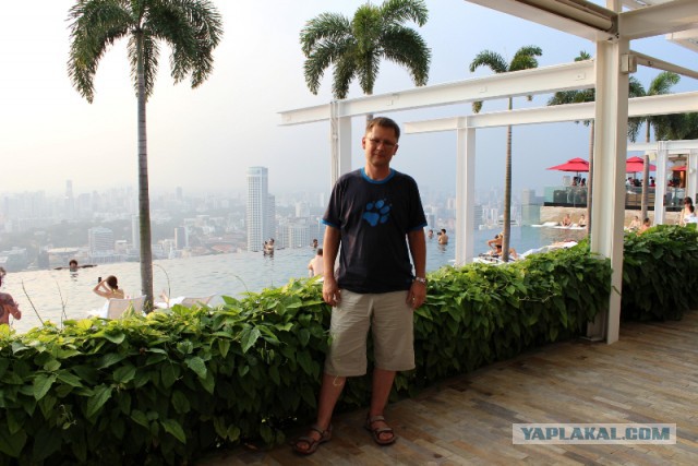 Сингапур. Гостиница "Марина Бэй"