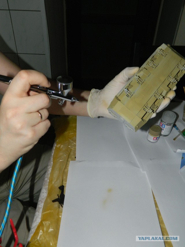 Первый опыт покраски модели