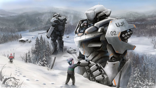 Рисунки: фантастика, Sci-Fi, киберпанк